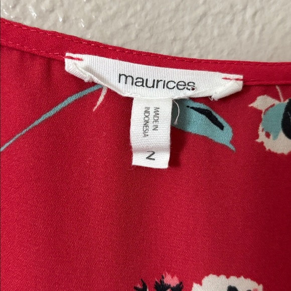 Kimono Cardigan Maurices Size 2/2X Woman Floral Print Lightweight Polyester - Picture 3 of 6